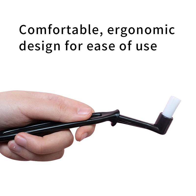 Watchget Espresso Machine Brushes Nylon Bristle Brushes Double Use with