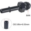 LokoCar 8AN Male To 3/8" SAE Push On EFI Fitting