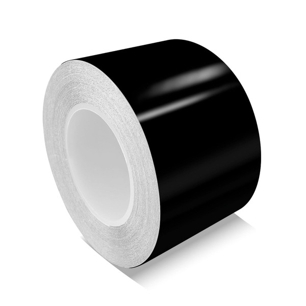 GLOSS BLACK, 2.0" | 50mm, Self-Adhesive Vinyl Pin Stripe Line