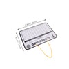 Gogogmee 2pcs Golf Scoreboard with Dry Erase Surface: Writable Erasable