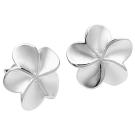 Nenalina 324337-700 Women's Earrings Flower Stud Earrings 15 mm in Flower Design for Women and Girls, 925 Sterling Silver, Stud Earrings for Women, Earrings with Flower Shape, 324337-700, Sterling
