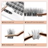 Eyelash Cluster Eyelash Extensions, 72 Pieces, 10 mm Cluster Eyelash