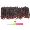 BOHOBABE Crochet Passion Twist Hair Pretwisted 10 Inch Short Pre-looped