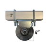 Slide Gate V Groove Wheels 4” Double Bearing Bolted External