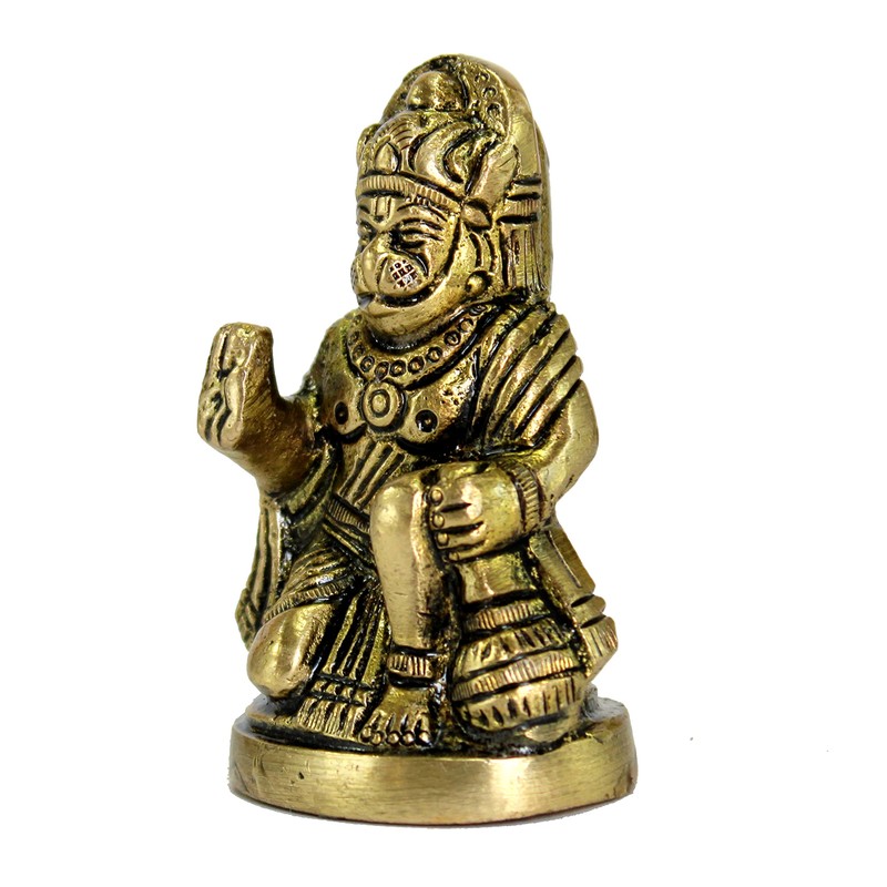 ESPLANADE Brass Hanuman Anjaneya Pavan Putra Bajrangbali Idol Murti Moorti