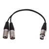 Microphone Signal Splitter XLR Y-Cable - Balanced - Pro Quality