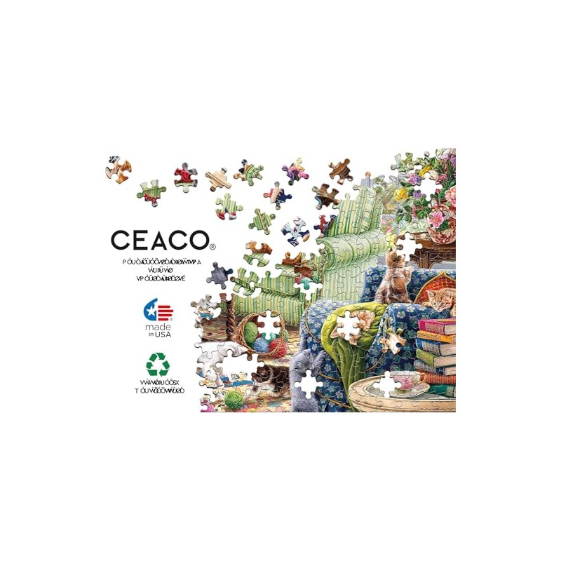Ceaco - Paws Gone Wild - Kitty Chaos - Rompecabezas