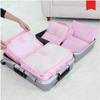 Go2buy 6pcs Travel Luggage Organizer Set Backpack Storage Pouches Suitcase