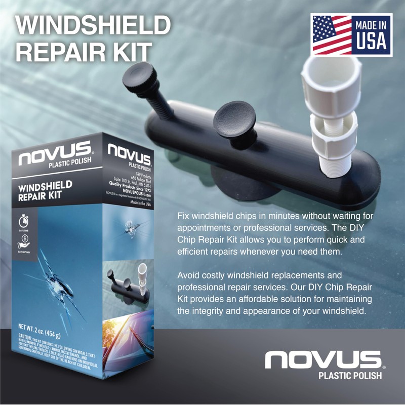 Novus Plastic Polish | DIY Chip Repair Kit | One