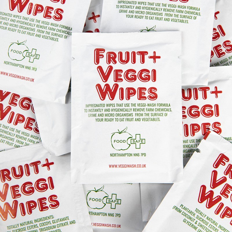 Veggi Wash Fruit & Vegetable Wipes