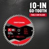 CRAFTSMAN 10 in Table Saw Blade 60 Tooth with 5/8