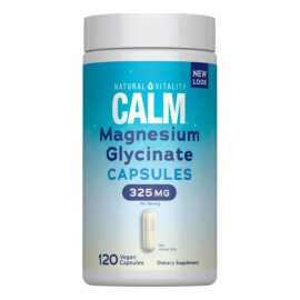 Magnesio Calm Natural Vitality 120 Cápsulas Sabor Vegano