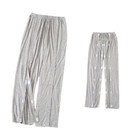 KUMUROETA Breakaway Pants,Bedridden Patient Pants,Tearable Care Pants,Handicap Clothing,Post-Surgery Pants,Hospital Nightgown,Adaptive Pants,Tear Away Pants,Grey
