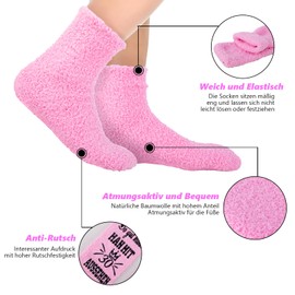yumcute Funny "Wenn Du Das Lesen Kannst Socks", Gifts for Women, Men, Mum and Dad, Wenn Du das Lesen Kannst BRING MIR SCHOKI/WEIN/COFFEE/BOOK Funny Women's Gift Men Gifts, pink 30th birthday