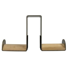 LabeL Free Me Robust Double Sided Over Door Hanger Hook (Natural Pine, 1-1/2")