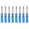 QUARKZMAN 8-Piece Hex Screwdriver H2.5 Magnetic Carbon Steel Hex Head