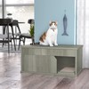 WAY BASICS Cat Litter Box Enclosure Hidden Cat Furniture, London