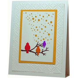 Die Cuts Stencil, Metal Template Moulds Cutting Dies Cut Stencils for DIY Scrapbooking Photo Album Decorative Embossing Paper Dies for Card Making Templated (ZC382)