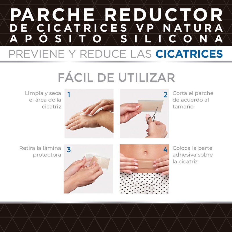 VP Natura Scar Reducer Patch 5 x 7.5 cmts 10