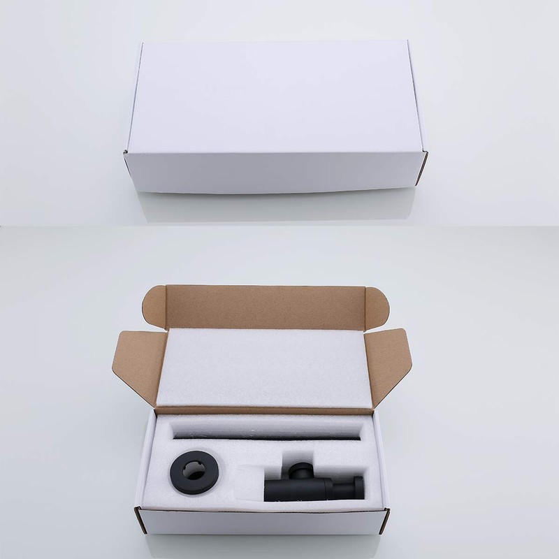 RANDOM Brass Contemporary Round Bottle P Trap 1 1/4,Basin Sink