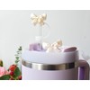 Decorative Bow Straw Covers for 10mm Drinking Straw, Set of