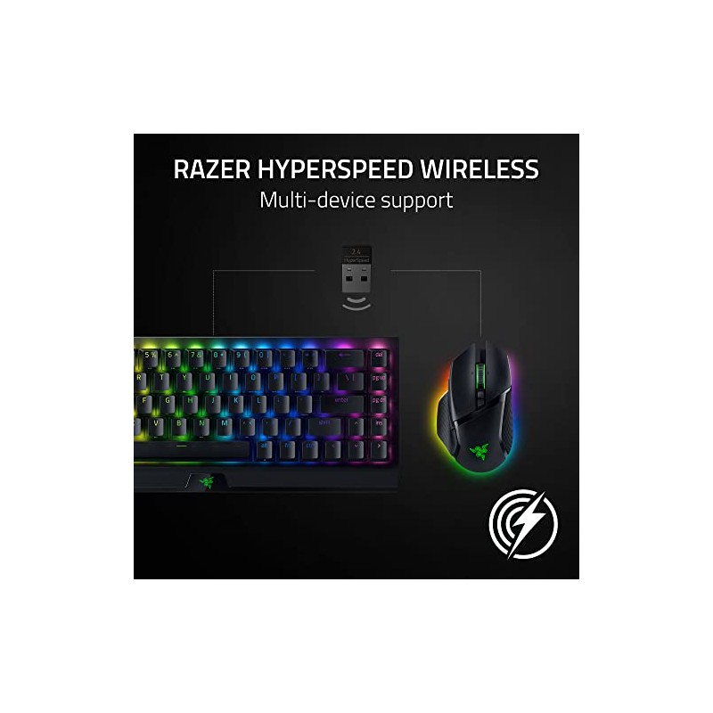 Razer Basilisk V3 Pro mouse ergonómico inalámbrico personalizable para juegos