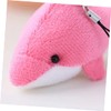 Toyvian Pack of 5 Dolphin Pendants Plush Dolphin Pendant Bag