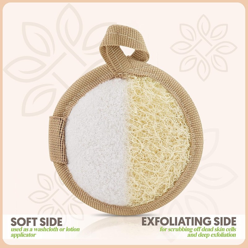 Exfoliante Facial de Lufa Almooni – Set 6 Esponjas Naturales