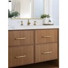 JIASENBAO 5 Pack Gold Cabinet Pulls 5" Hole Center Brushed