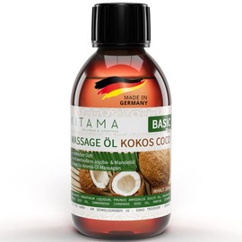 Kitama Massage Oil Aroma Coconut - Body Oil for Massages - Care Oil - Aroma Oil - Nourishing Relaxation Oil - Coconut Nut - 250 ml