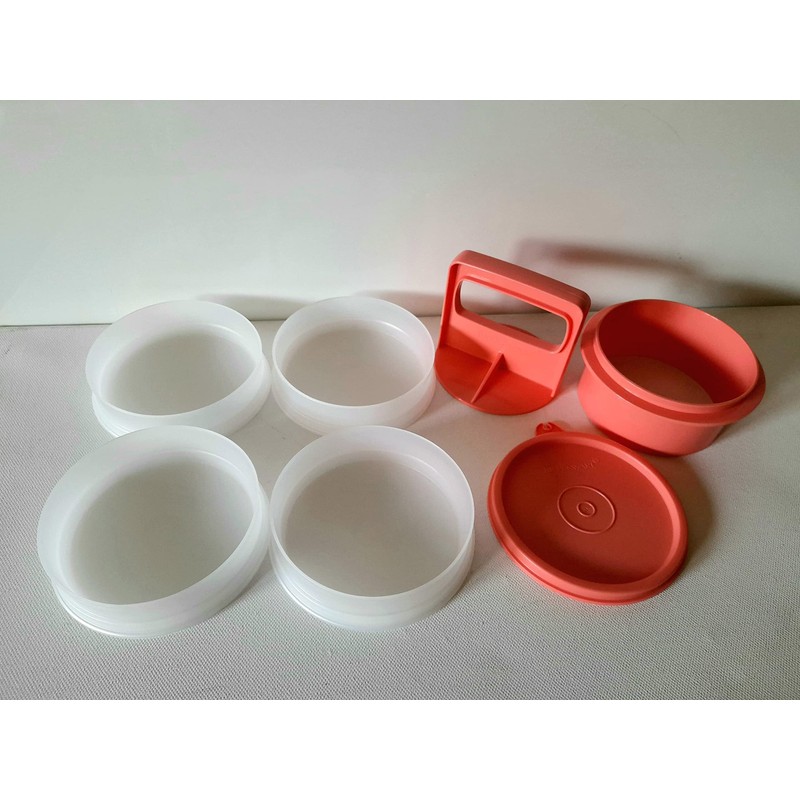 TUPPERWARE Küchenhelfer Hamburger-Maker Former Presse Burgerpresse Frikadellen