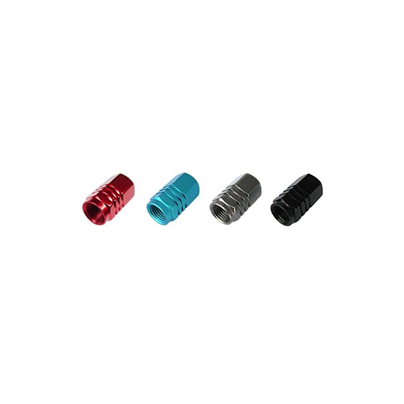 Areyss 140914 Universal Aluminum Air Valve Cap, Nut Type, 3