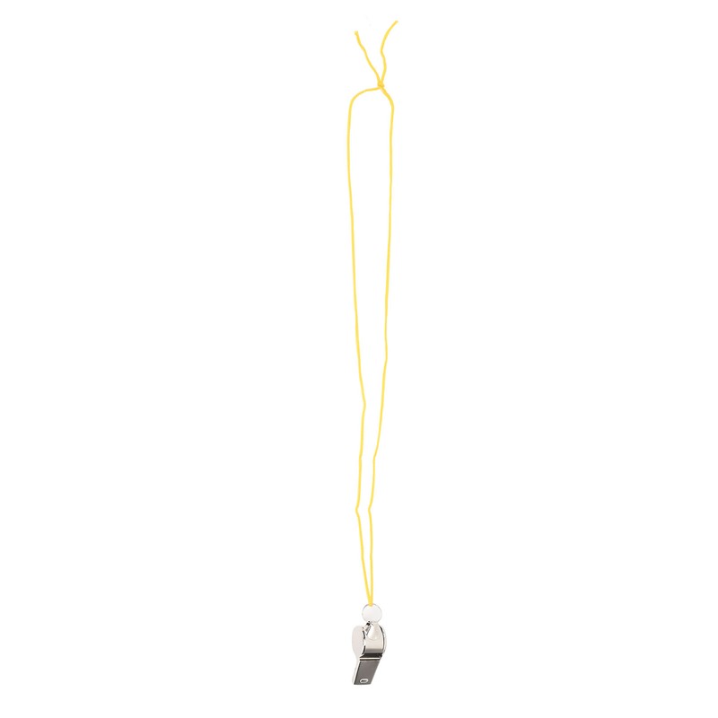 24pcs Stainless Steel Sports Whistles with Lanyard Loud Crisp Sound