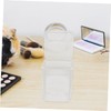 GANAZONO 2pcs Desktop Storage Box Transparent Organizer for Cosmetics Jewelry