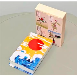 Ukiyo-e Style Renorman Cards, Set of 36, Japanese Design, Caramel Boxed