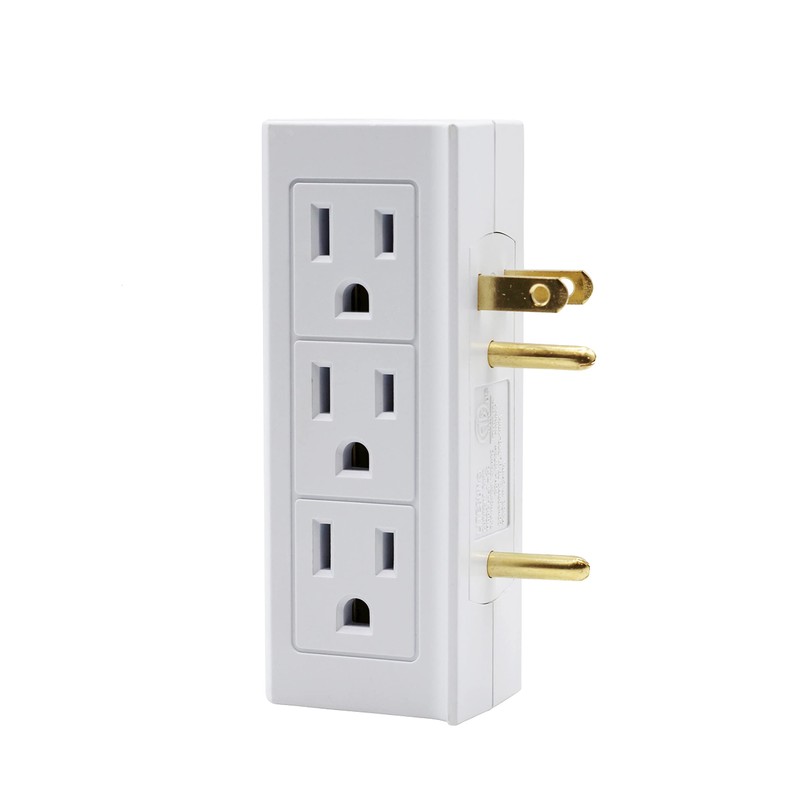 Projectpak 6 Outlet Vertical Extender Wall Tap - Split 2