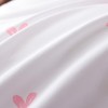 Bildenly Duvet Cover King Size White Pink Love Heart Striped