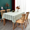 Yofori Heavy Duty Cotton Linen Table Cloth for Rectangle Table