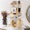 3 Tier 360 Rotating Makeup Organizer Lazy Susan Trays luxury
