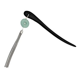 FOMIYES Chinese Vintage Style Hair Stick Jade Hair Pin for Women Smooth Edges for Bun