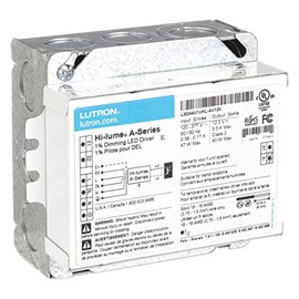 Lutron LTEA4U1UKL-AV120 Hi-Lume A-Series Constant Voltage Driver 120 Volt AC Input 5-40W Output White