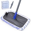 Masthome Microfiber Mop,Large Surface Flat Mop with 5 Reusable Pads,Hardwood