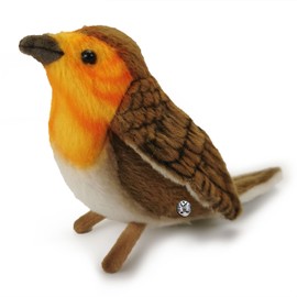 Kuscheltiere.biz Robin Premium Plush Toy Tit Bird Songbird Decorative Animal Querinda