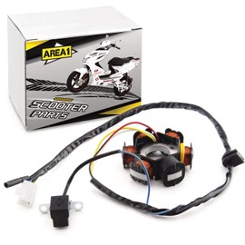 Area1 Replacement Alternator Stator for 50 cc. Compatible with Speedfight 3 Speedfight 4, Jet Force C-Tech, New Vivacity from 08, Django, Ludix, Kisbee