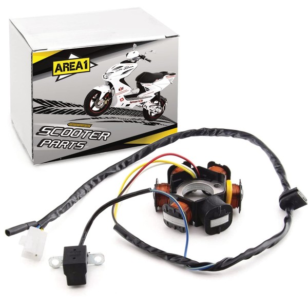 Area1 Replacement Alternator Stator for 50 cc. Compatible with Speedfight