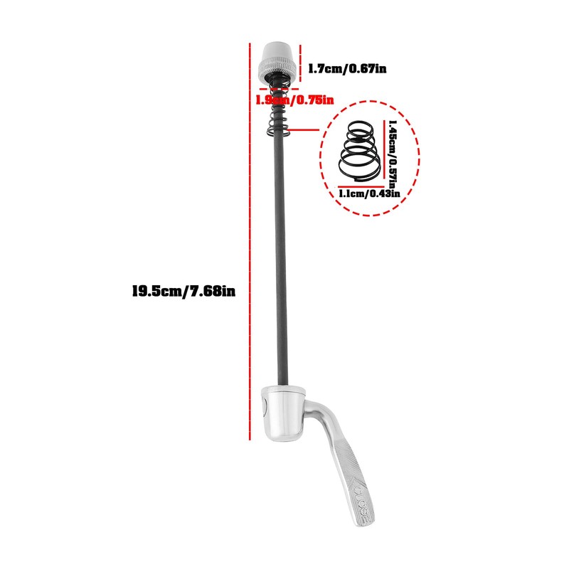 Create idea 2X Radfahren Quick Release Spieße Kompatibel mit BMX