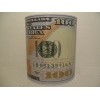 NEW 100 Dollar Bill Saving Tin Piggy Bank Benjamin Franklin