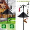 CozyCove Squirrel Baffle for Bird Feeder Pole Squirrel Proof, Spiked