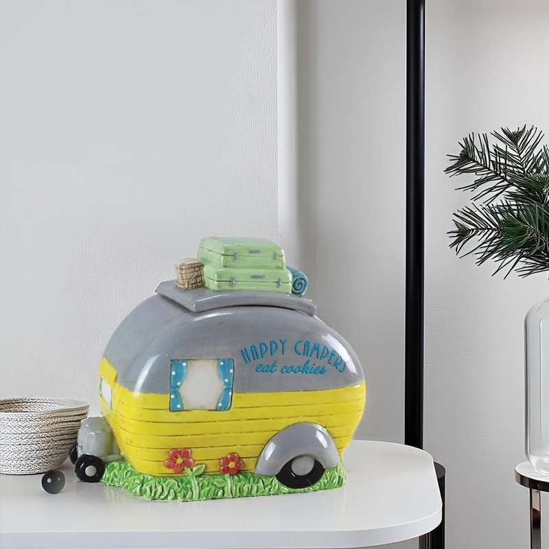 Young's Inc. Ceramic Cookie Jar - Cute Kitchen Counter Storage