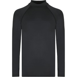 Typhoon Junior Fintra Long Sleeve Rashguard - Black 430460 JXL